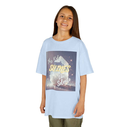Kids TShirt 'This Kid Shines Like Selenite'