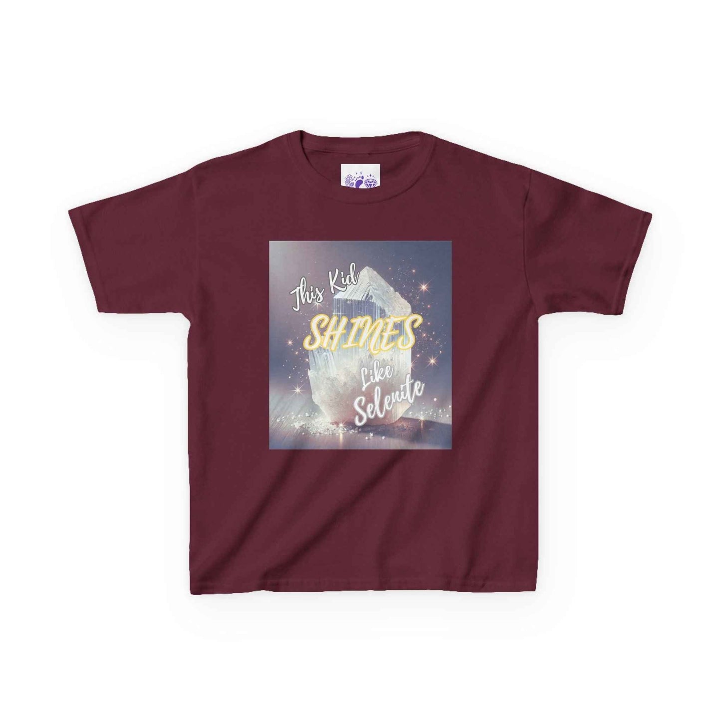 Kids TShirt 'This Kid Shines Like Selenite'