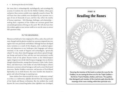 Goddess Casts the Runes by Anu Dudley