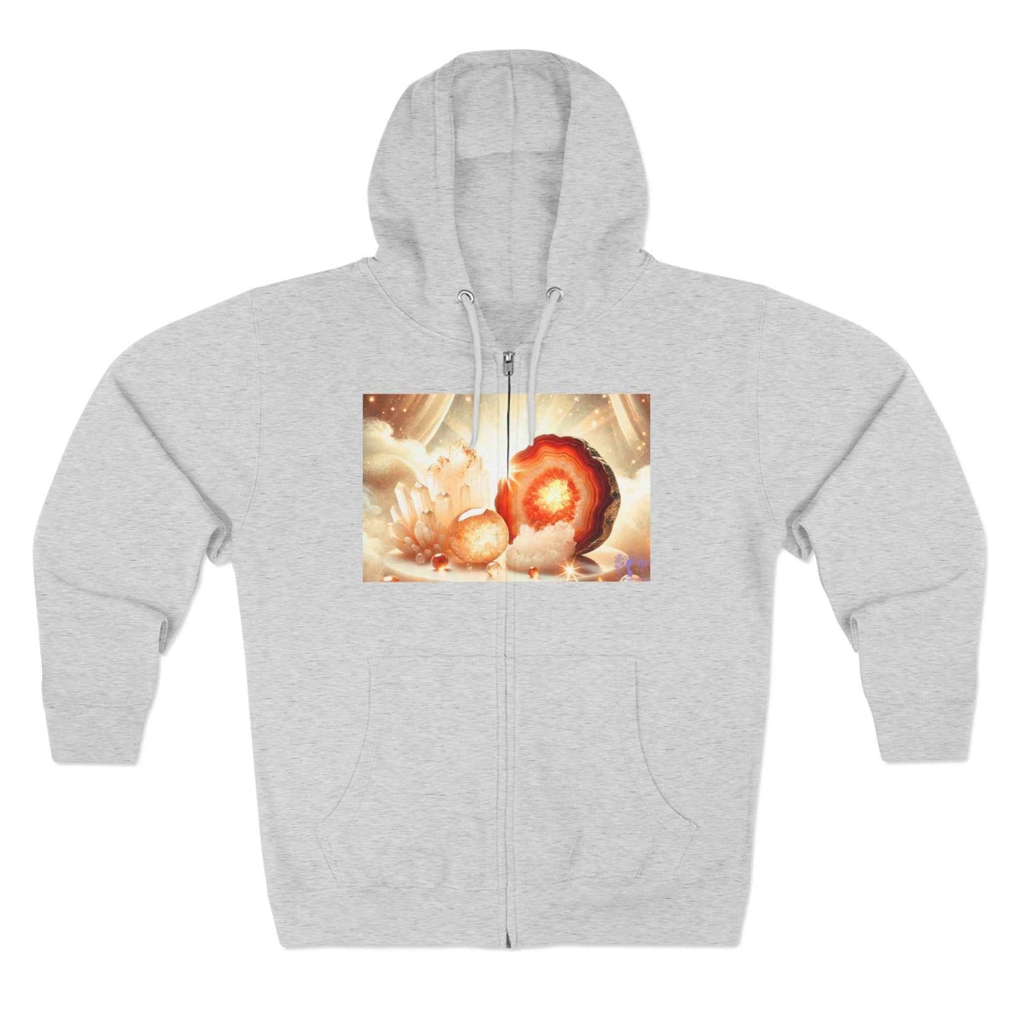 Warm Geode Zipped Hooded Sweater