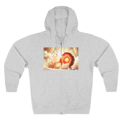 Warm Geode Zipped Hooded Sweater