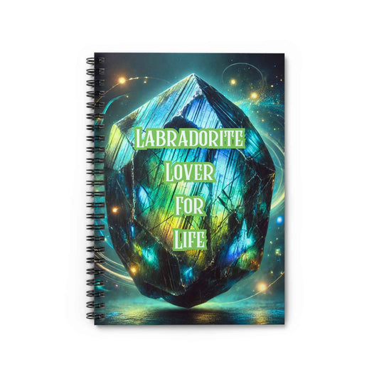 Notebook Spiral Labradorite Lover for Life