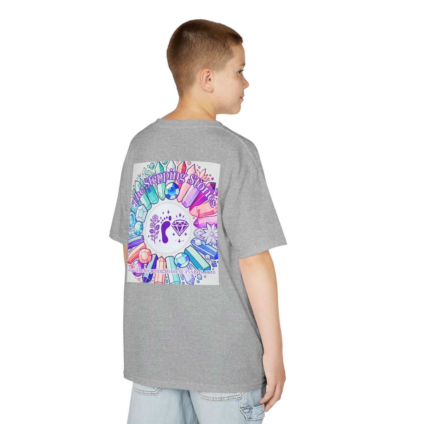 Kids TShirt 'Manifesting Snacks, Crystals, and Good Energy'