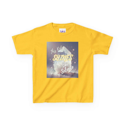 Kids TShirt 'This Kid Shines Like Selenite'