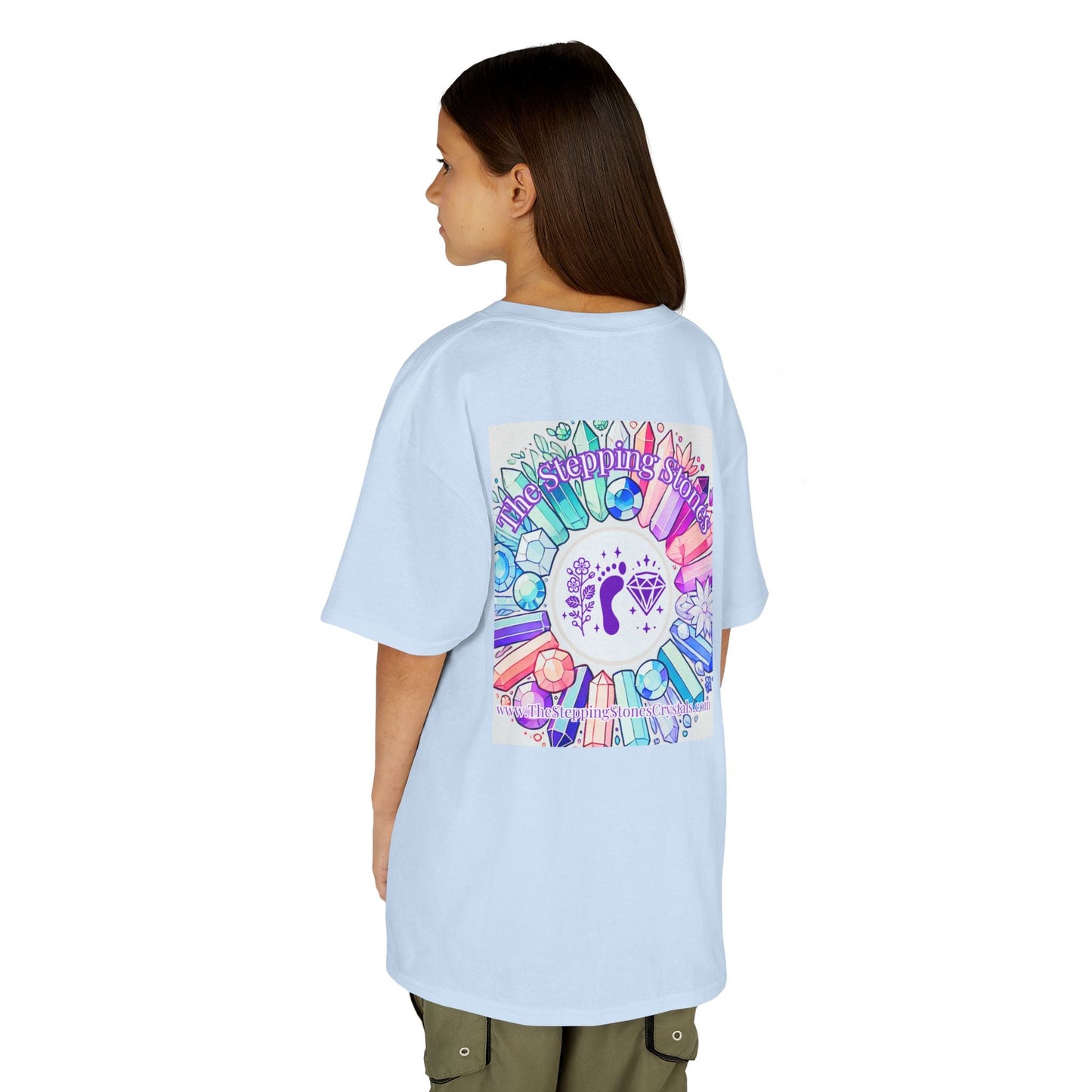 Kids TShirt 'Manifesting Snacks, Crystals, and Good Energy'