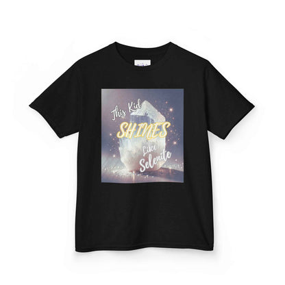 Kids TShirt 'This Kid Shines Like Selenite'