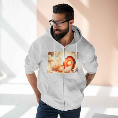 Warm Geode Zipped Hooded Sweater