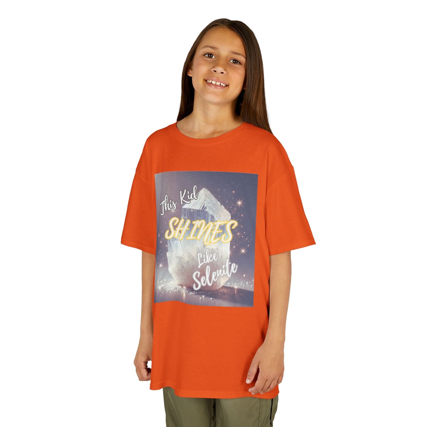 Kids TShirt 'This Kid Shines Like Selenite'
