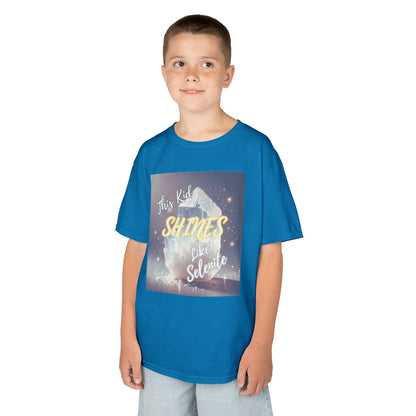 Kids TShirt 'This Kid Shines Like Selenite'