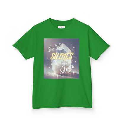 Kids TShirt 'This Kid Shines Like Selenite'