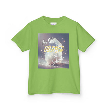 Kids TShirt 'This Kid Shines Like Selenite'