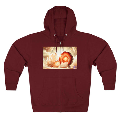 Warm Geode Zipped Hooded Sweater