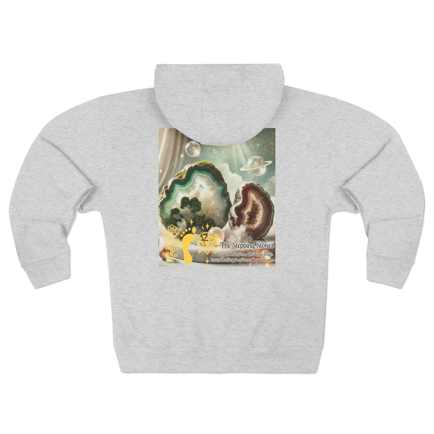 Warm Geode Zipped Hooded Sweater