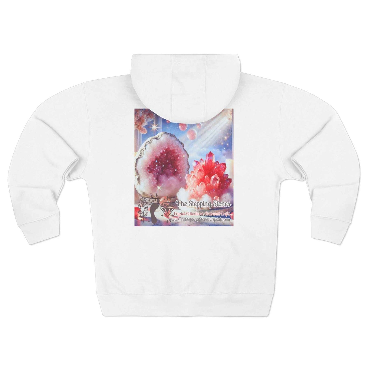 Cool Geode Zipped Hooded Sweater