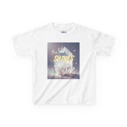 Kids TShirt 'This Kid Shines Like Selenite'