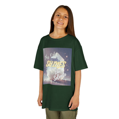 Kids TShirt 'This Kid Shines Like Selenite'