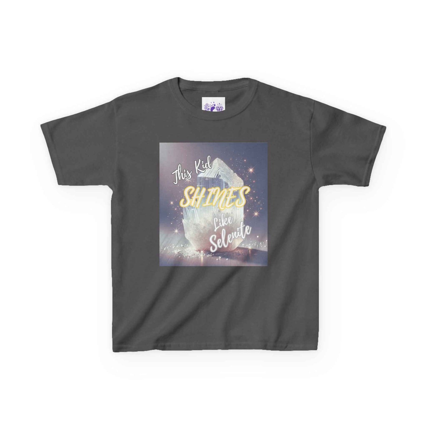 Kids TShirt 'This Kid Shines Like Selenite'