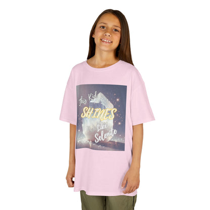 Kids TShirt 'This Kid Shines Like Selenite'