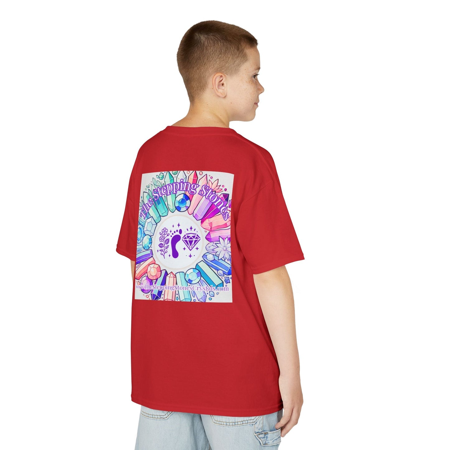 Kids TShirt 'Manifesting Snacks, Crystals, and Good Energy'