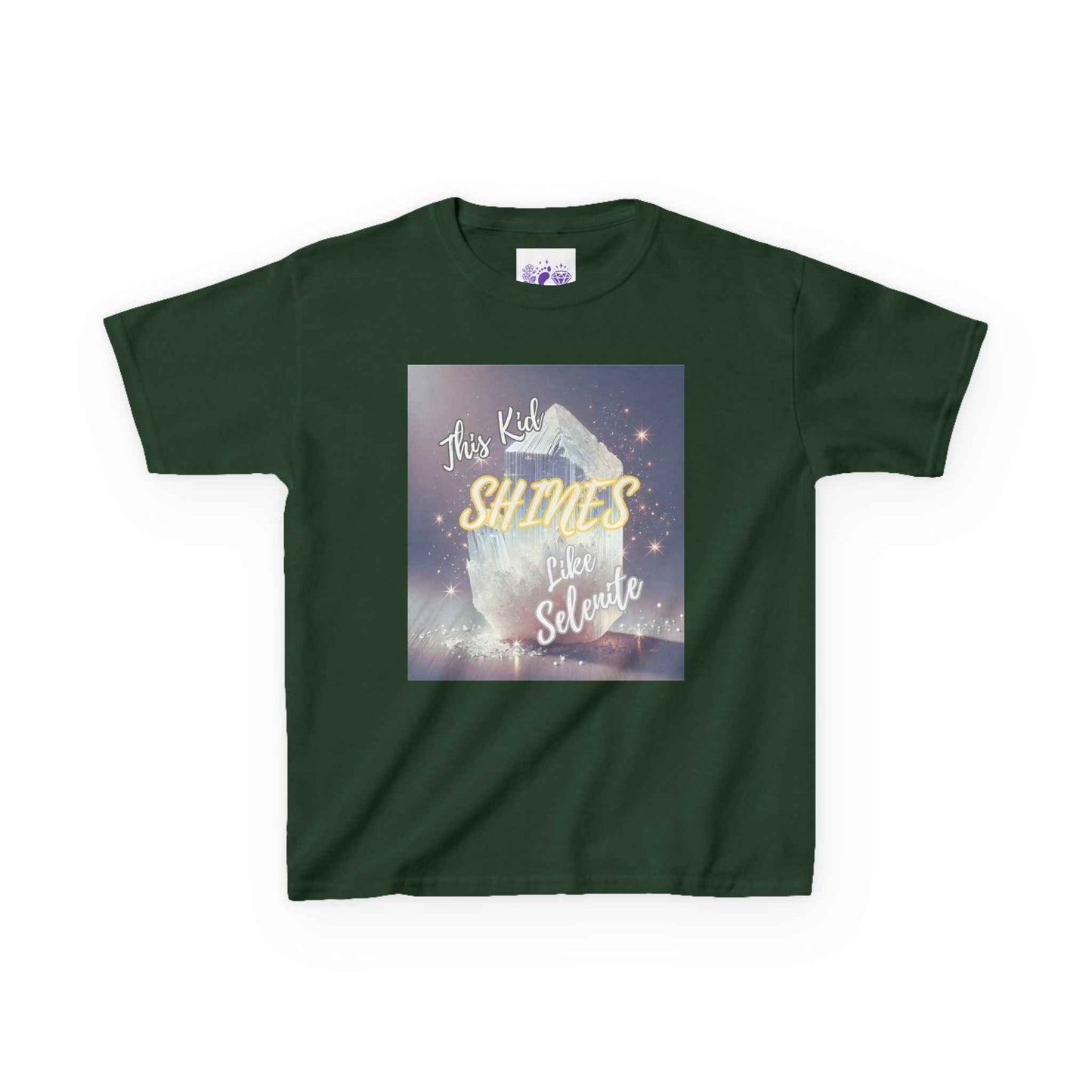 Kids TShirt 'This Kid Shines Like Selenite'