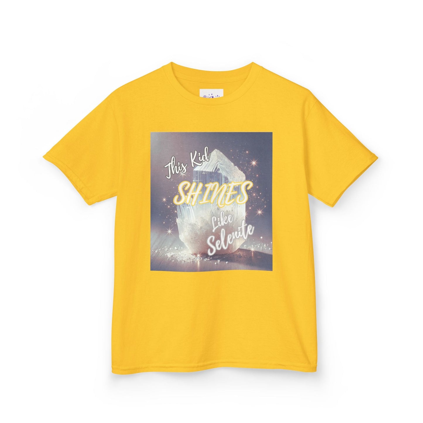 Kids TShirt 'This Kid Shines Like Selenite'