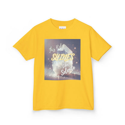 Kids TShirt 'This Kid Shines Like Selenite'