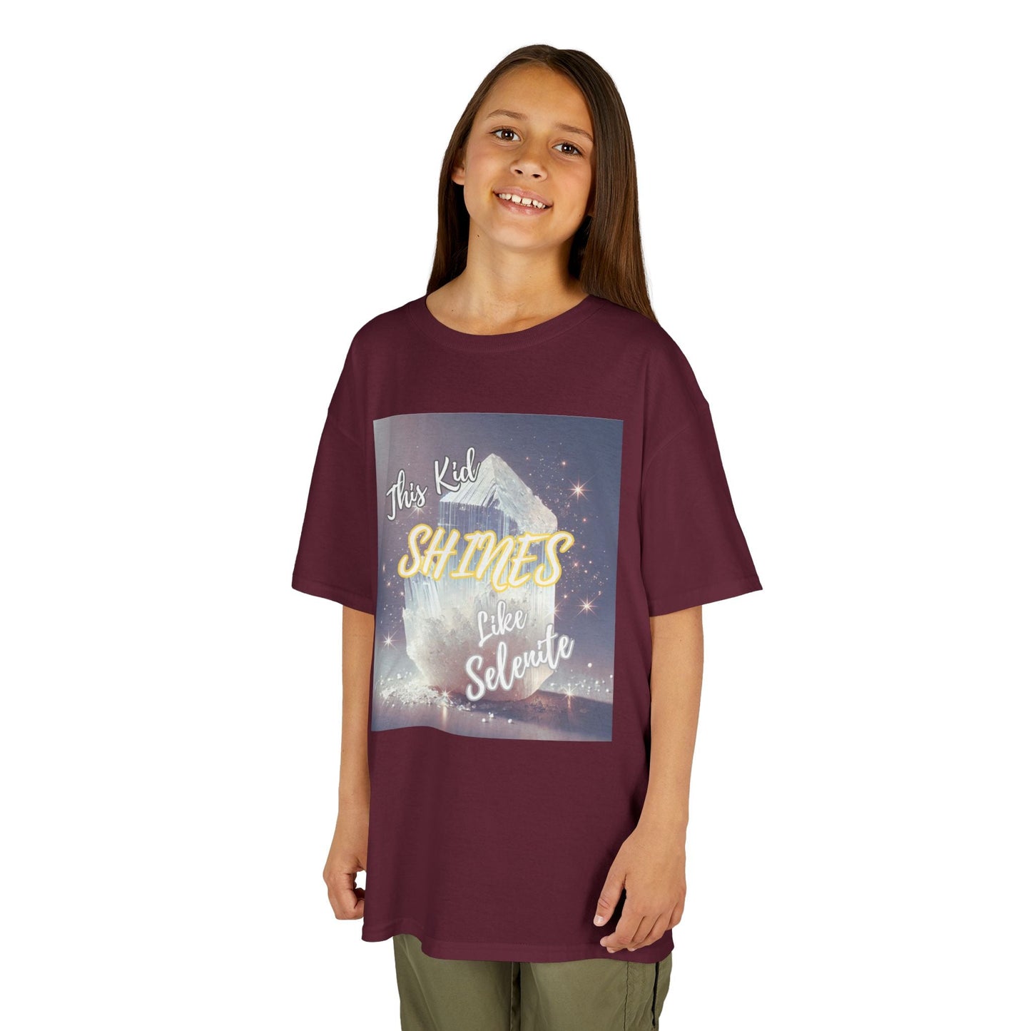 Kids TShirt 'This Kid Shines Like Selenite'