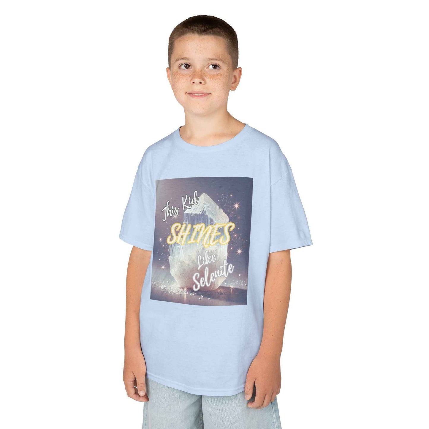 Kids TShirt 'This Kid Shines Like Selenite'