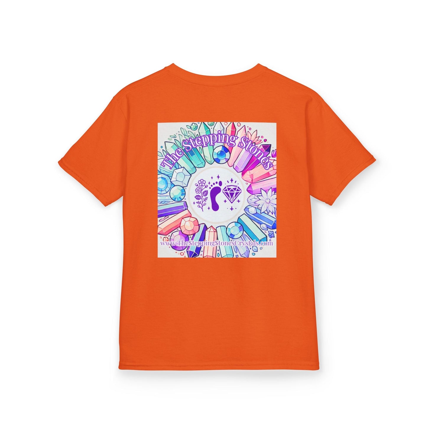 Kids TShirt 'Manifesting Snacks, Crystals, and Good Energy'
