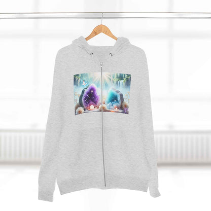 Cool Geode Zipped Hooded Sweater