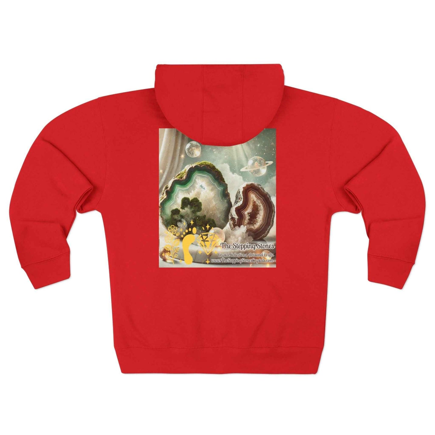 Warm Geode Zipped Hooded Sweater