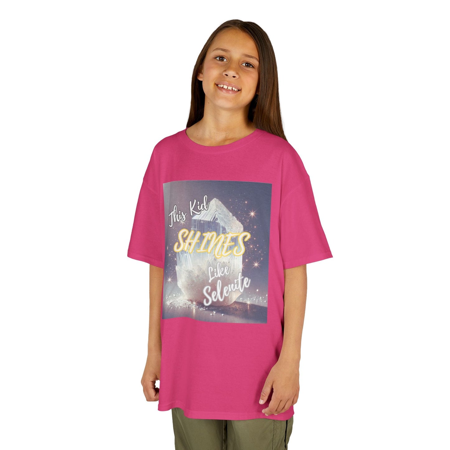 Kids TShirt 'This Kid Shines Like Selenite'