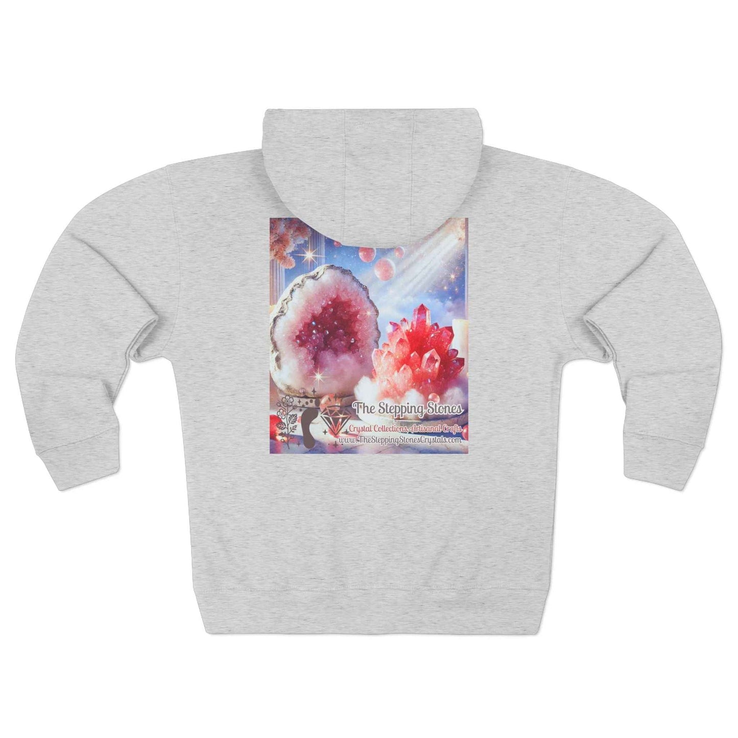 Cool Geode Zipped Hooded Sweater