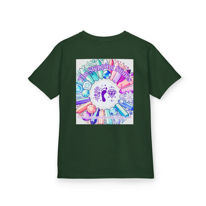 Kids TShirt 'Manifesting Snacks, Crystals, and Good Energy'