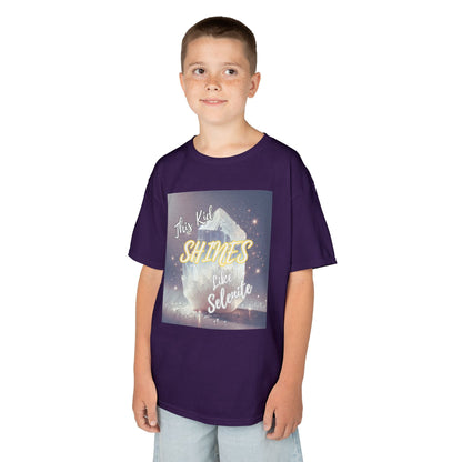 Kids TShirt 'This Kid Shines Like Selenite'