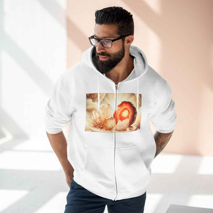 Warm Geode Zipped Hooded Sweater