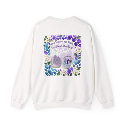 Inspirational Hawthorne Crystal Crew Neck Sweatshirt — Logo Design
