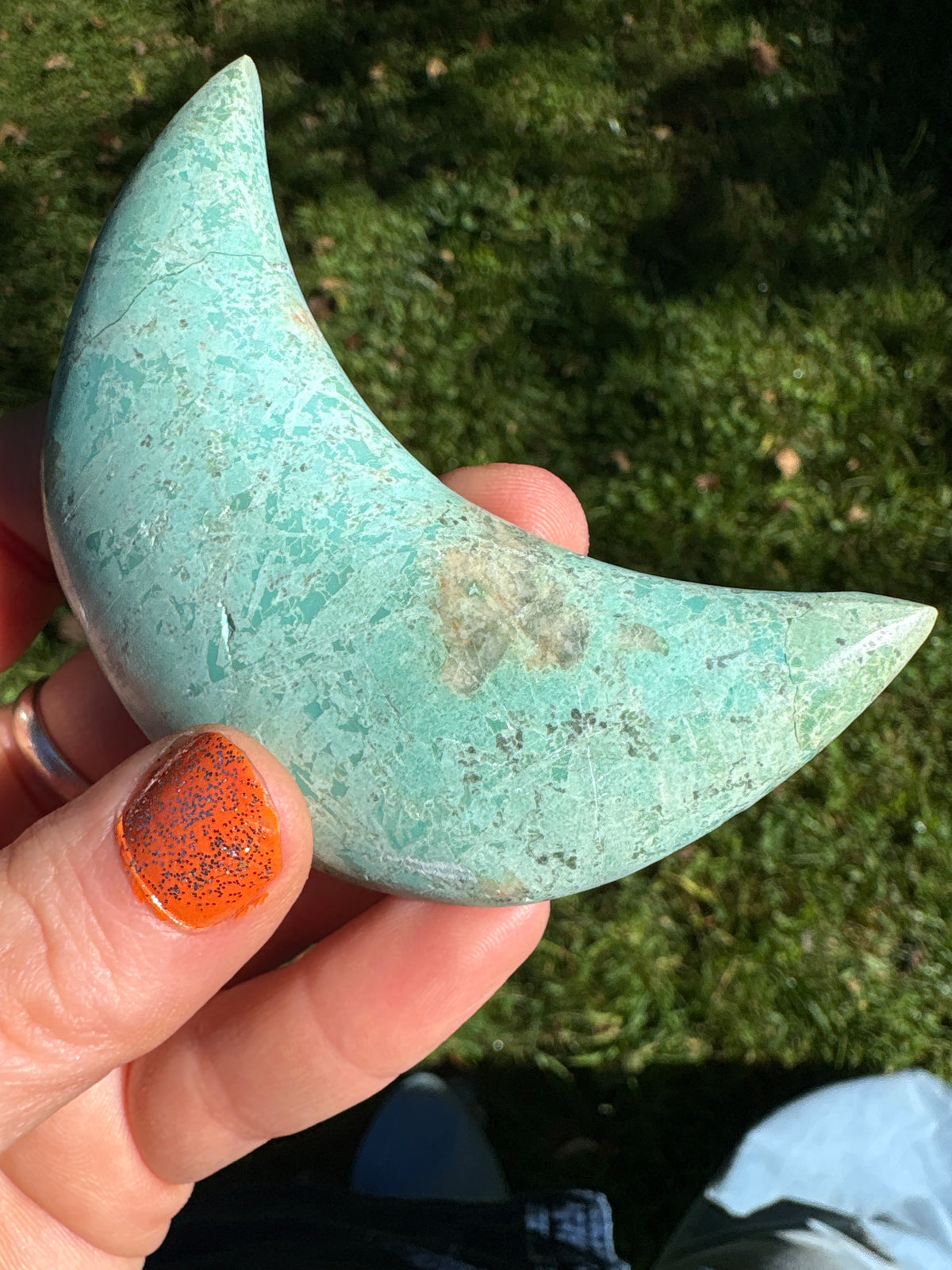 Turquoise Moon Crystal- Protection, Healing & Intuition