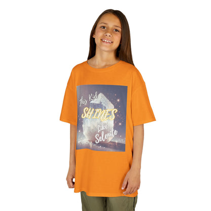 Kids TShirt 'This Kid Shines Like Selenite'