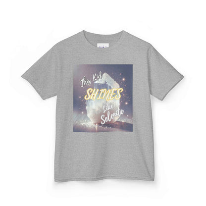 Kids TShirt 'This Kid Shines Like Selenite'