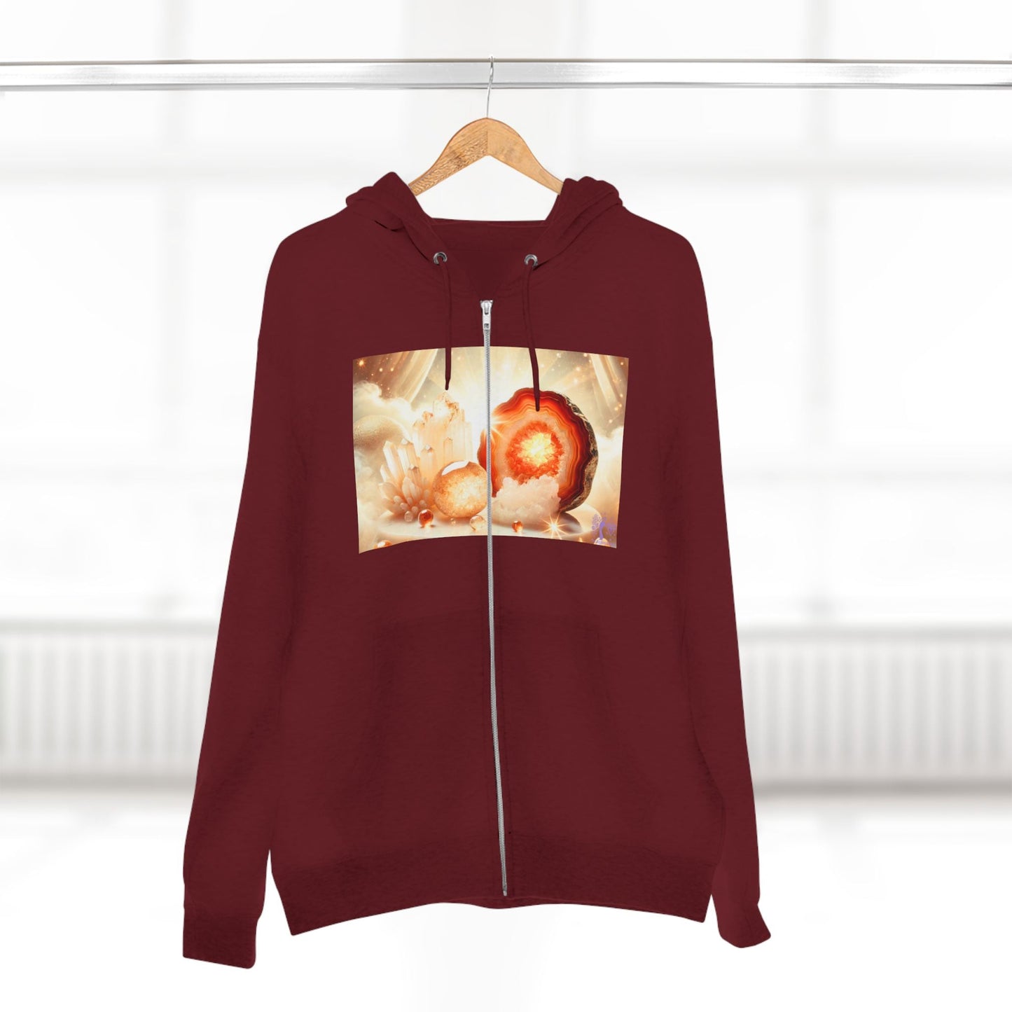 Warm Geode Zipped Hooded Sweater