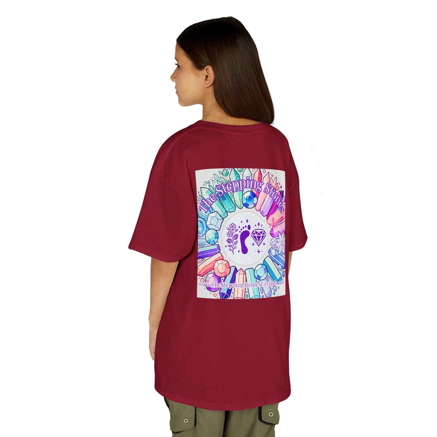 Kids TShirt 'Manifesting Snacks, Crystals, and Good Energy'