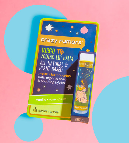 All Natural, Vegan Zodiac Virgo Earth Blend Lip Balm Card