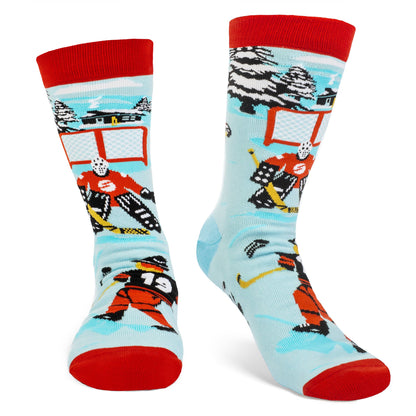 *Let's Take This Outside Hockey Socks