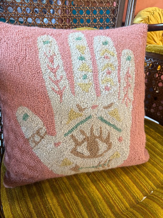 Hamsa Hand Pillow
