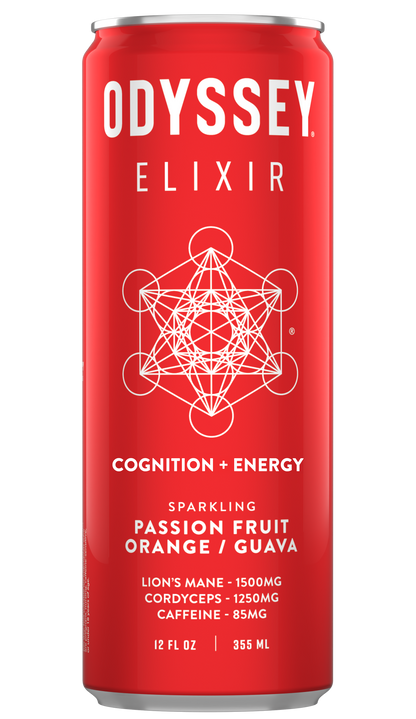 Passion Fruit Orange Guava 85mg Sparkling Mushroom Energy