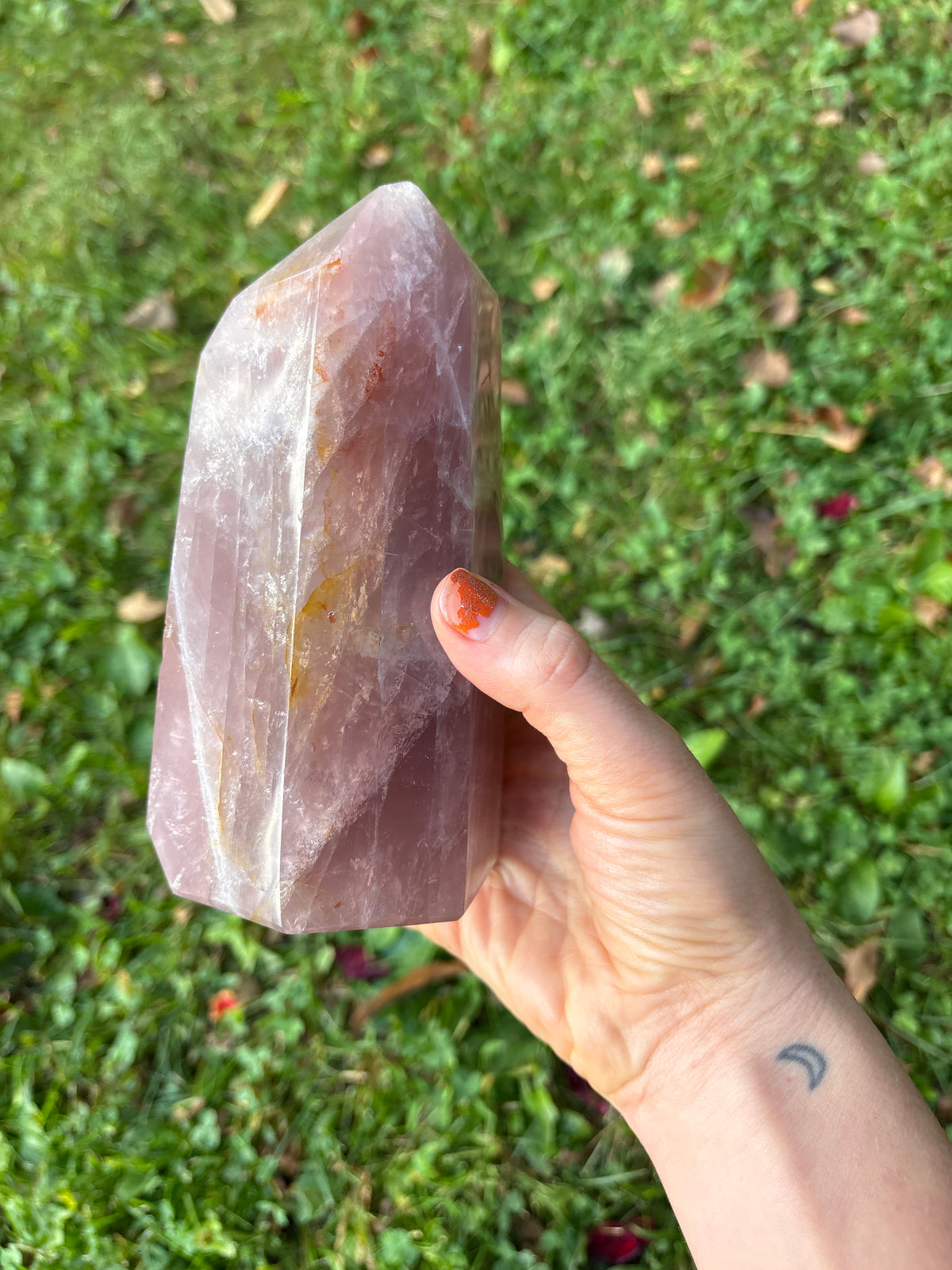 Rose Quartz High Quality Tower for Self Love & Healing