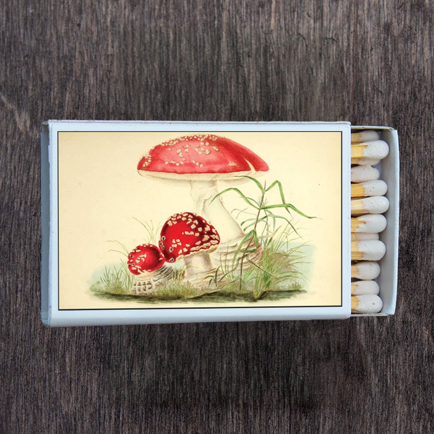 *Mushroom Toadstool Matchbox • Matches • Candle Acc