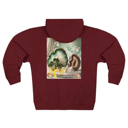 Warm Geode Zipped Hooded Sweater