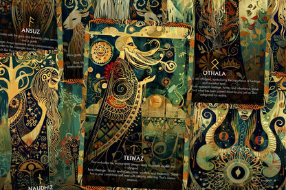 *The Runes of Thor - 26 cards - Runes Oracle - Oracle Deck - Fortune Telling - Divination tools - Oracle Gift